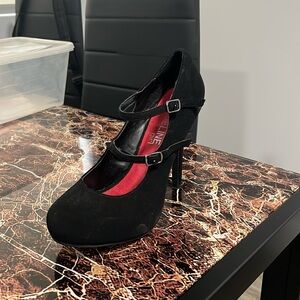 High heeled Mary Jane’s..